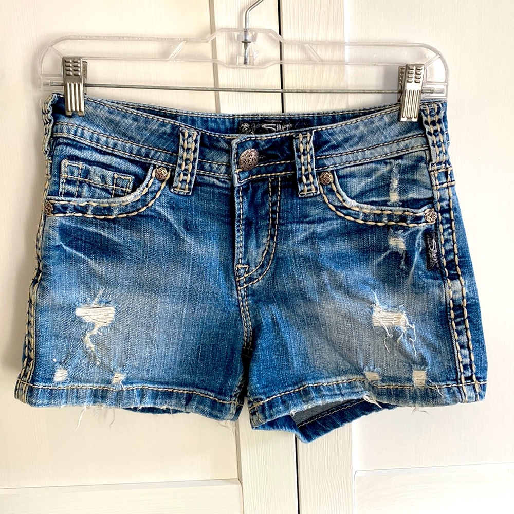 Silver Jeans Aiko Mid Shorts 26w